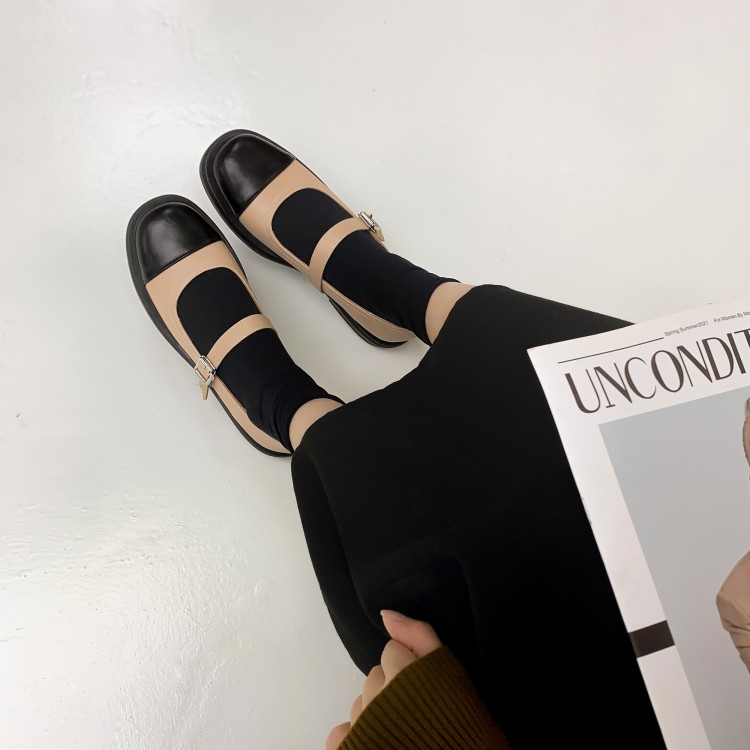 Fashion Mary Jane Flat Shoes Low Heel Round Toe - Style s.html - Image 2
