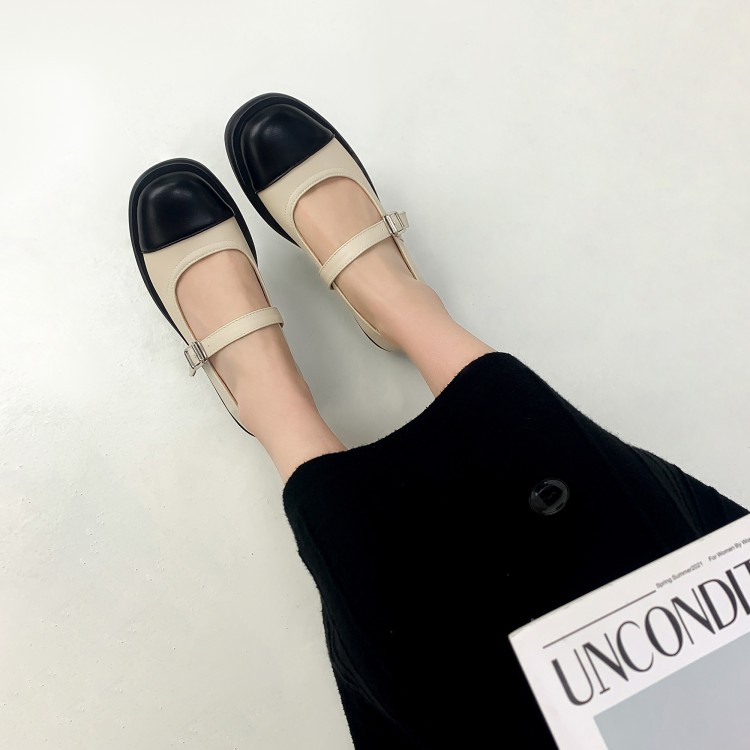 Fashion Mary Jane Flat Shoes Low Heel Round Toe - Style s.html - Image 3