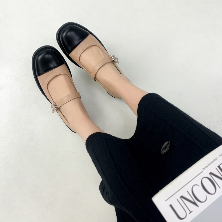 Fashion Mary Jane Flat Shoes Low Heel Round Toe - Style s.html - Image 4