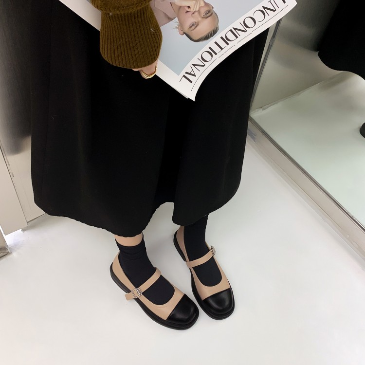 Fashion Mary Jane Flat Shoes Low Heel Round Toe - Style s.html - Image 5